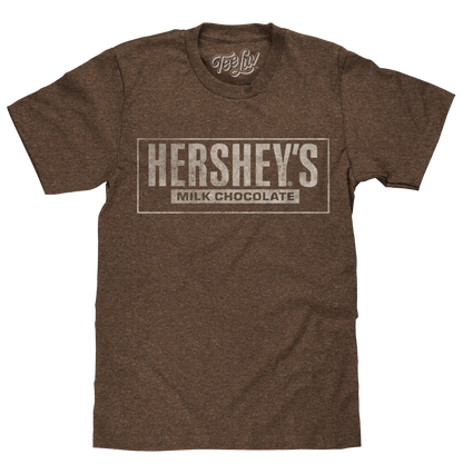 Hershey's Milk Chocolate Mens T Shirt Brown Heather