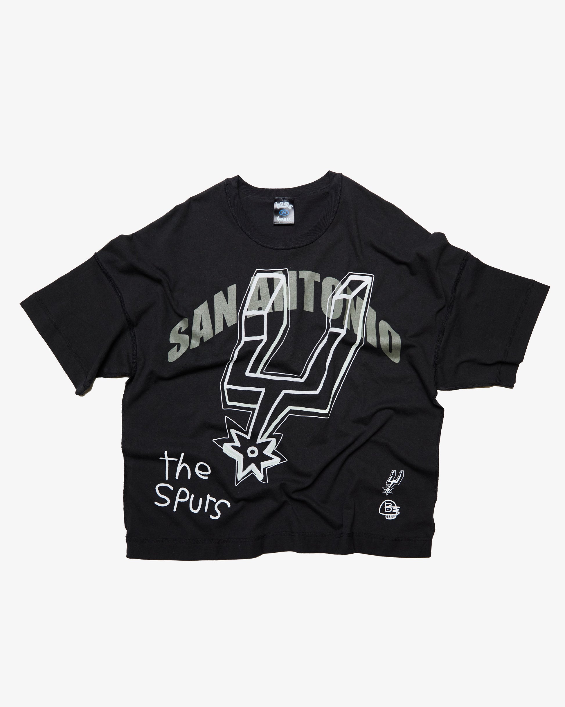 B2SS San Antonio Spurs NBA Tee Mens T Shirt Black