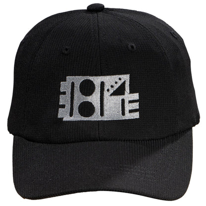 Retro 1980s Black Embroidered Snapback Adjustable Hat