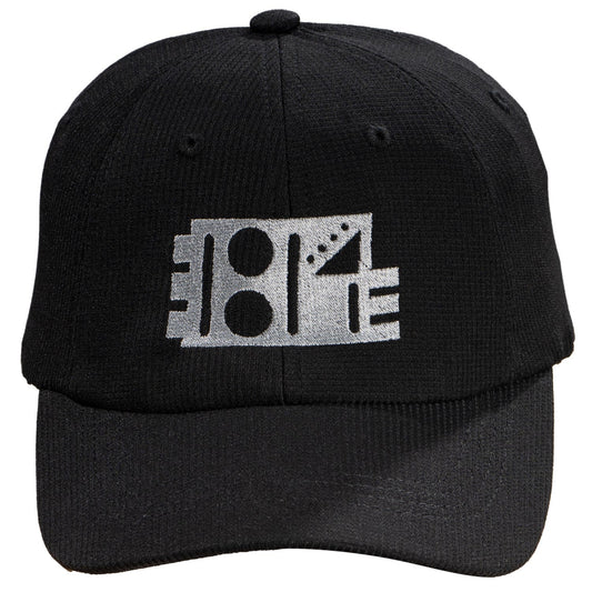 Retro 1980s Black Embroidered Snapback Adjustable Hat