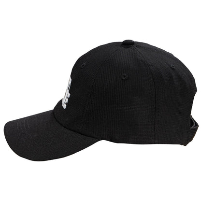 Retro 1980s Black Embroidered Snapback Adjustable Hat