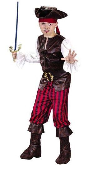 High Seas Buccaneer Boys Child Pirate Costume