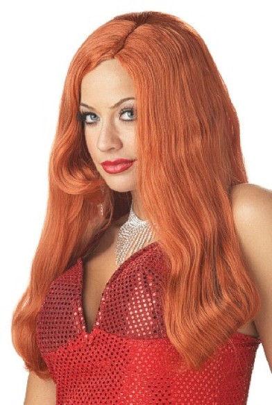 Red Silver Screen Sinsation Wig Jessica Rabbit
