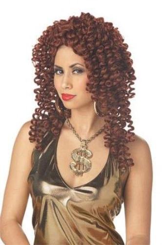 Oh No You Din't Auburn Super Spiral Curl Wig