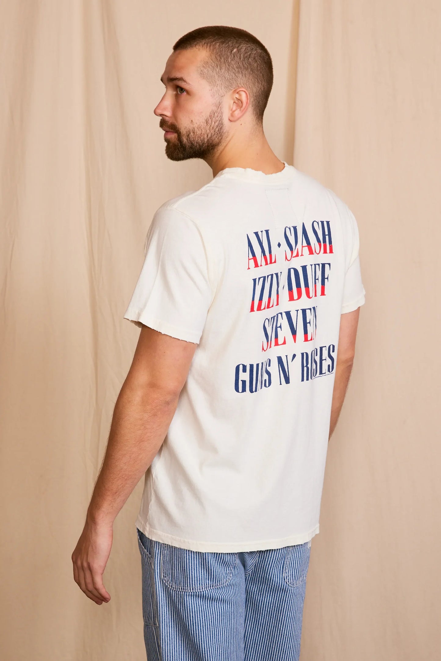 Guns N' Roses Pistols Mens Tee T Shirt White
