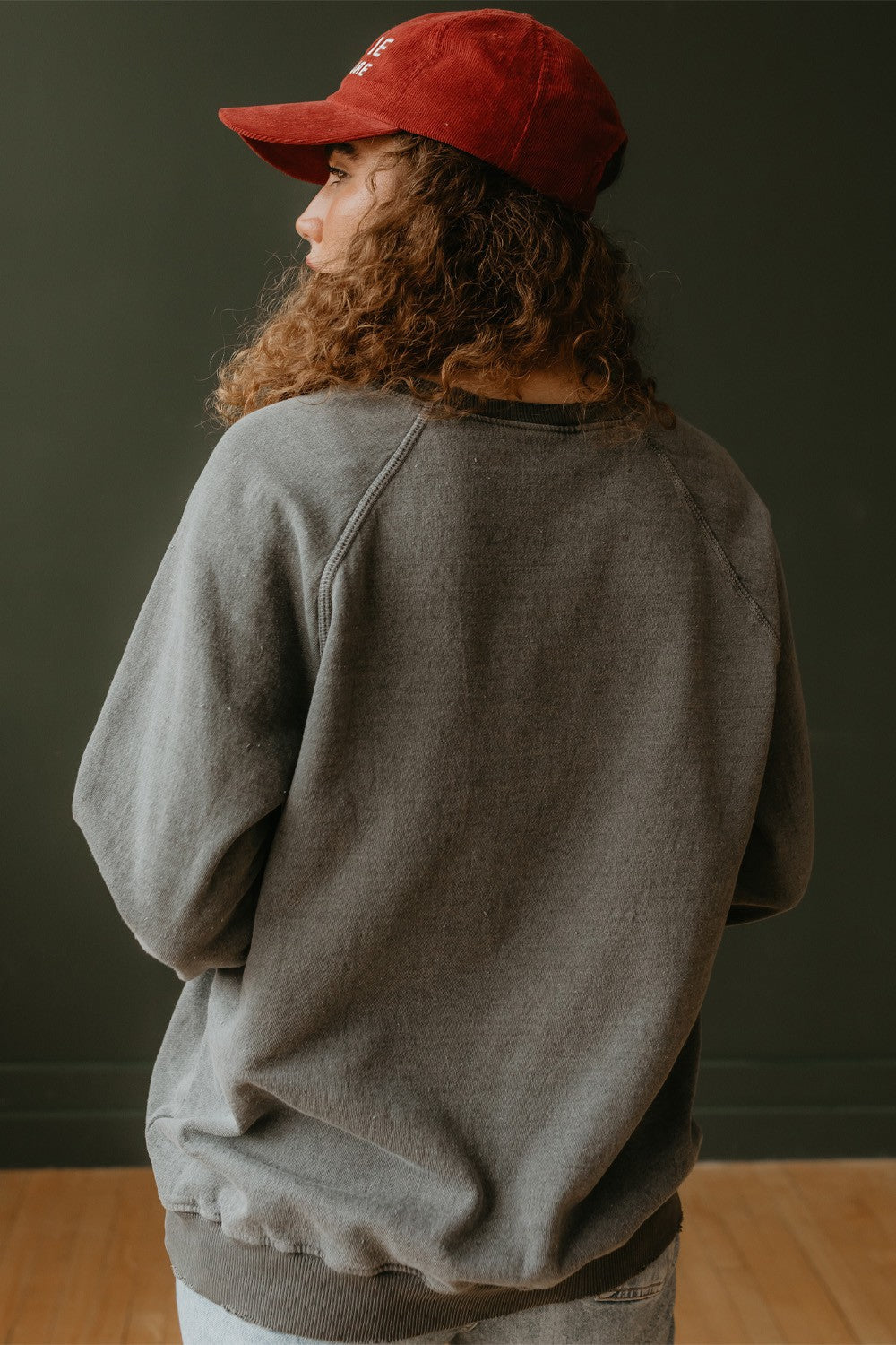 Misfits Womens Crewneck Sweatshirt Vintage Grey