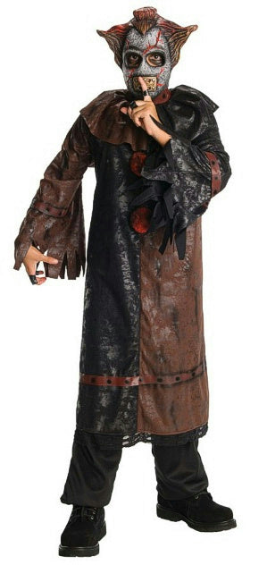 Horrorland Chuckles Evil Clown Costume And Mask Costume Small Size 4-6