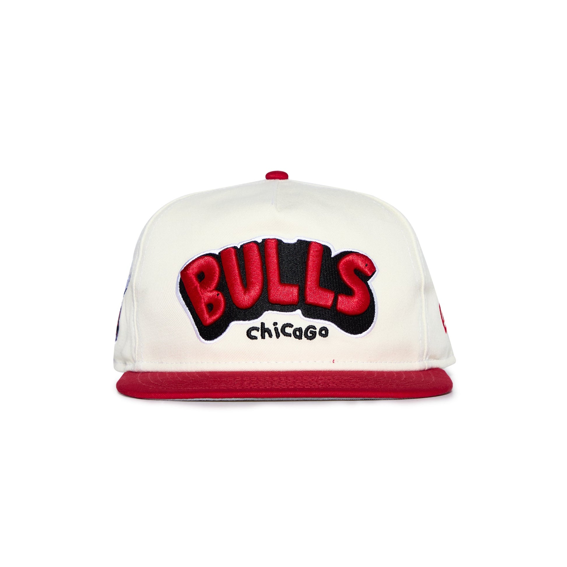Chicago Bulls NBA B2SS x New Era Snapback Hat White Red