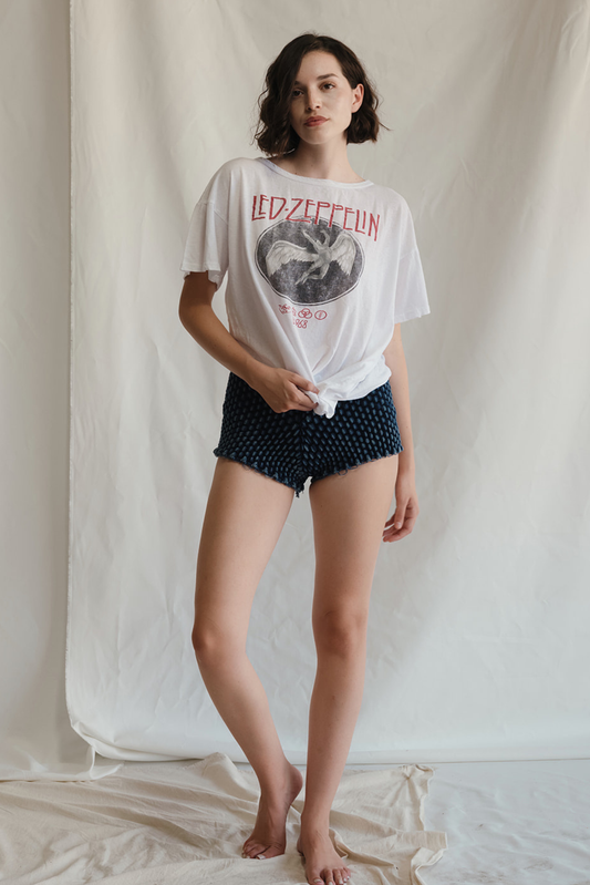 Led Zeppelin Swan 1968 Tee Womens T Shirt White