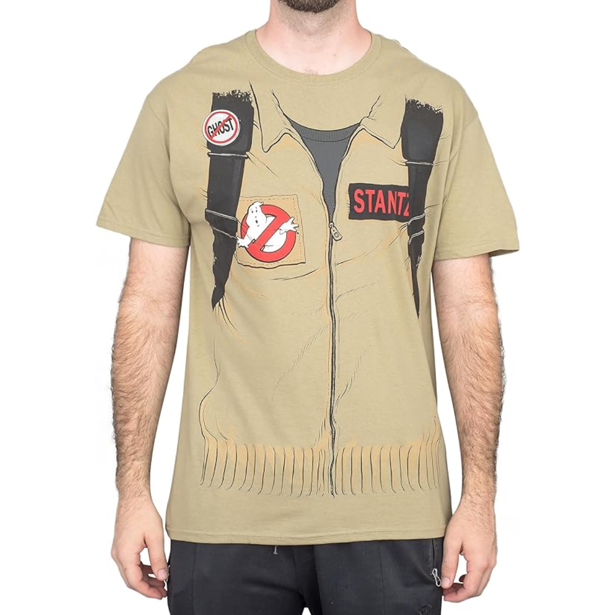 Ghostbuster Short Sleeve Costume T Shirt with Back Print