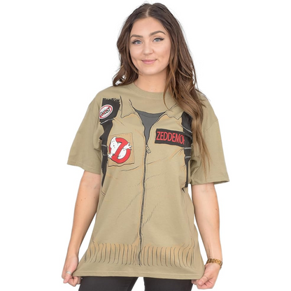 Ghostbuster Short Sleeve T Shirt with Back Print