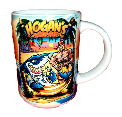 Hulk Hogan Hogan's Beach Shop Shark Hammock Coffee Mug