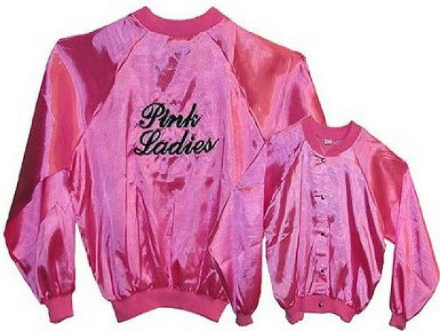 Deluxe Quality Pink Lady Costume Jacket Grease Pink Ladies Size Large