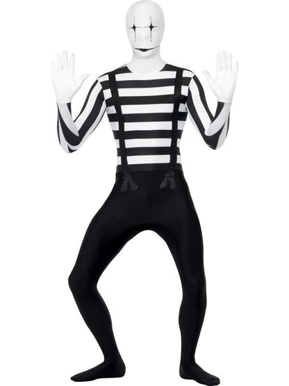Men's Mime Second Skin Costume Size XL 46-48 chest