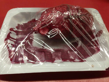 Bloody Banquet Heart in a Butcher's Meat Tray Prop