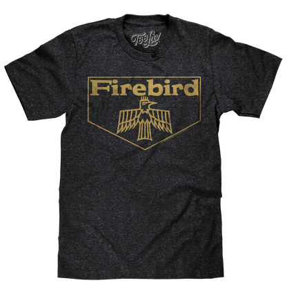 Pontiac Firebird Mens T Shirt Charcoal Gray