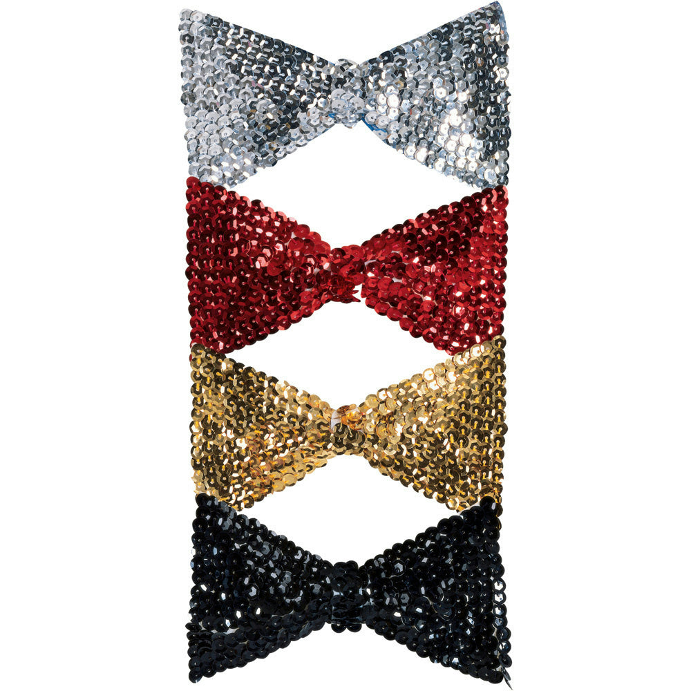 Rubies Black Sequin Bowtie