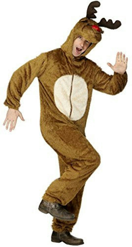 Smiffy's Reindeer Adult Costume with Hood Size Medium