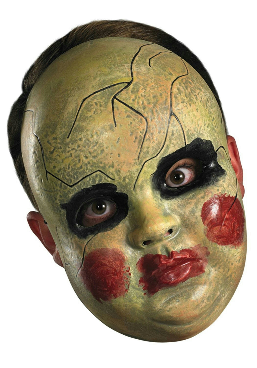 Smeary Doll Face Adult Mask