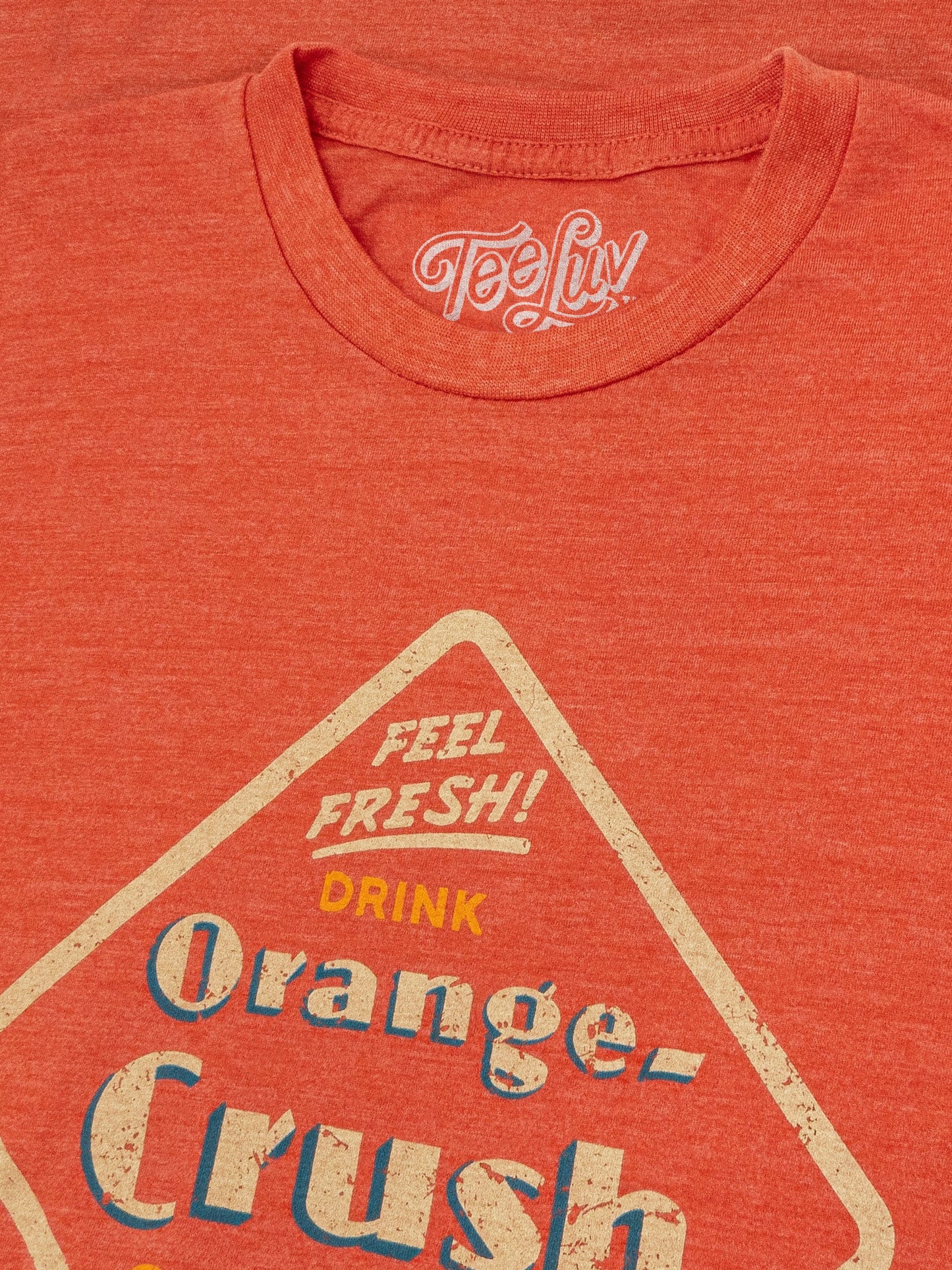 Orange Crush Feel Fresh Mens T Shirt Orange