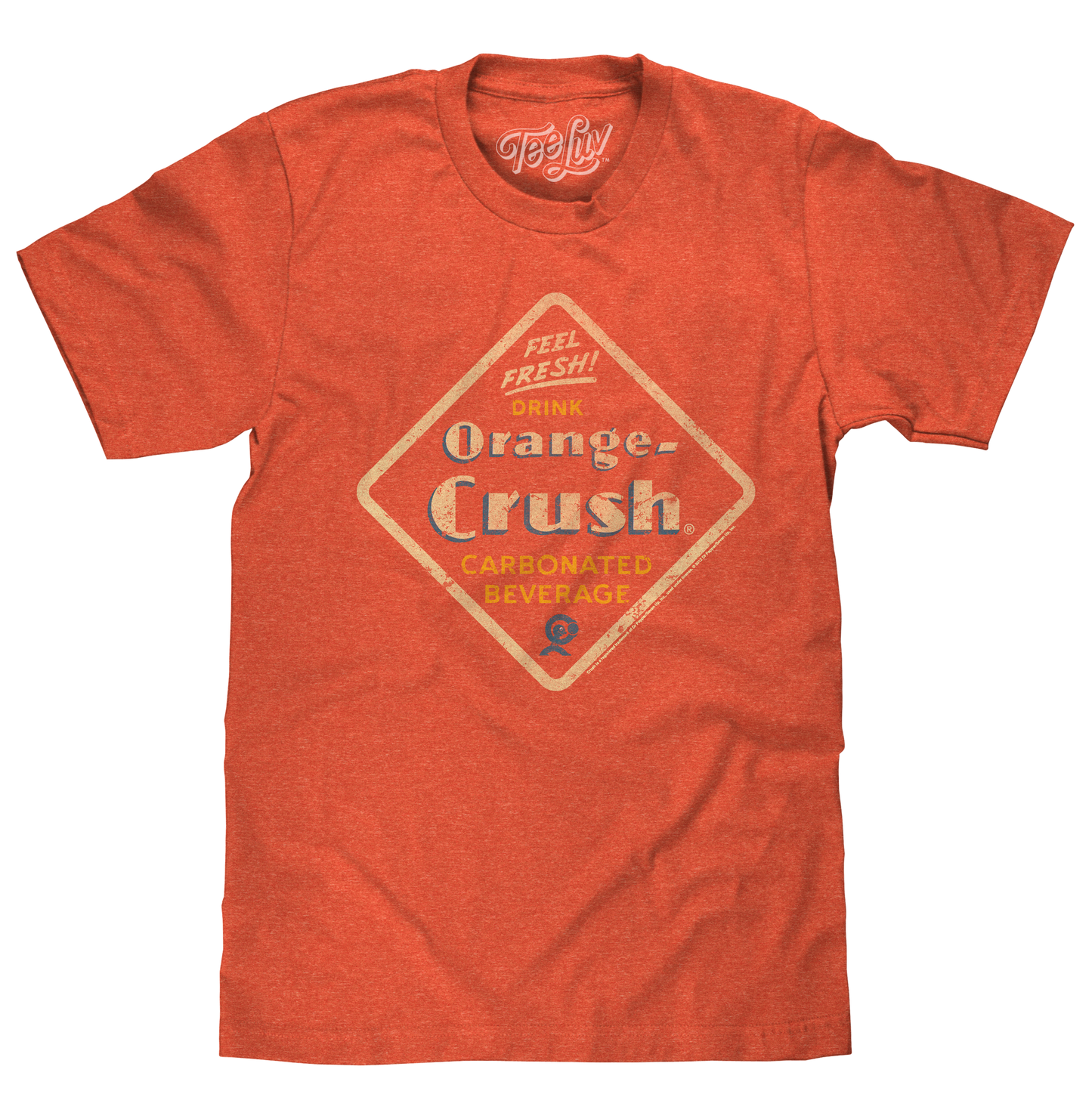 Orange Crush Feel Fresh Mens T Shirt Orange