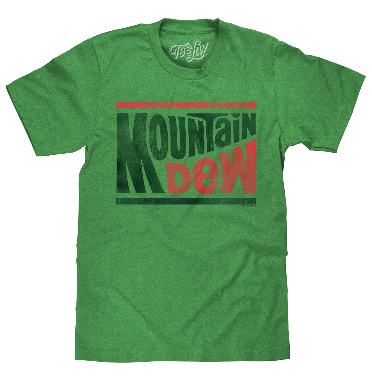 Mountain Dew Retro Logo Mens T Shirt Green