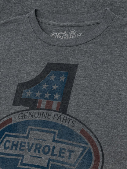 #1 Chevrolet Mens T Shirt Gray