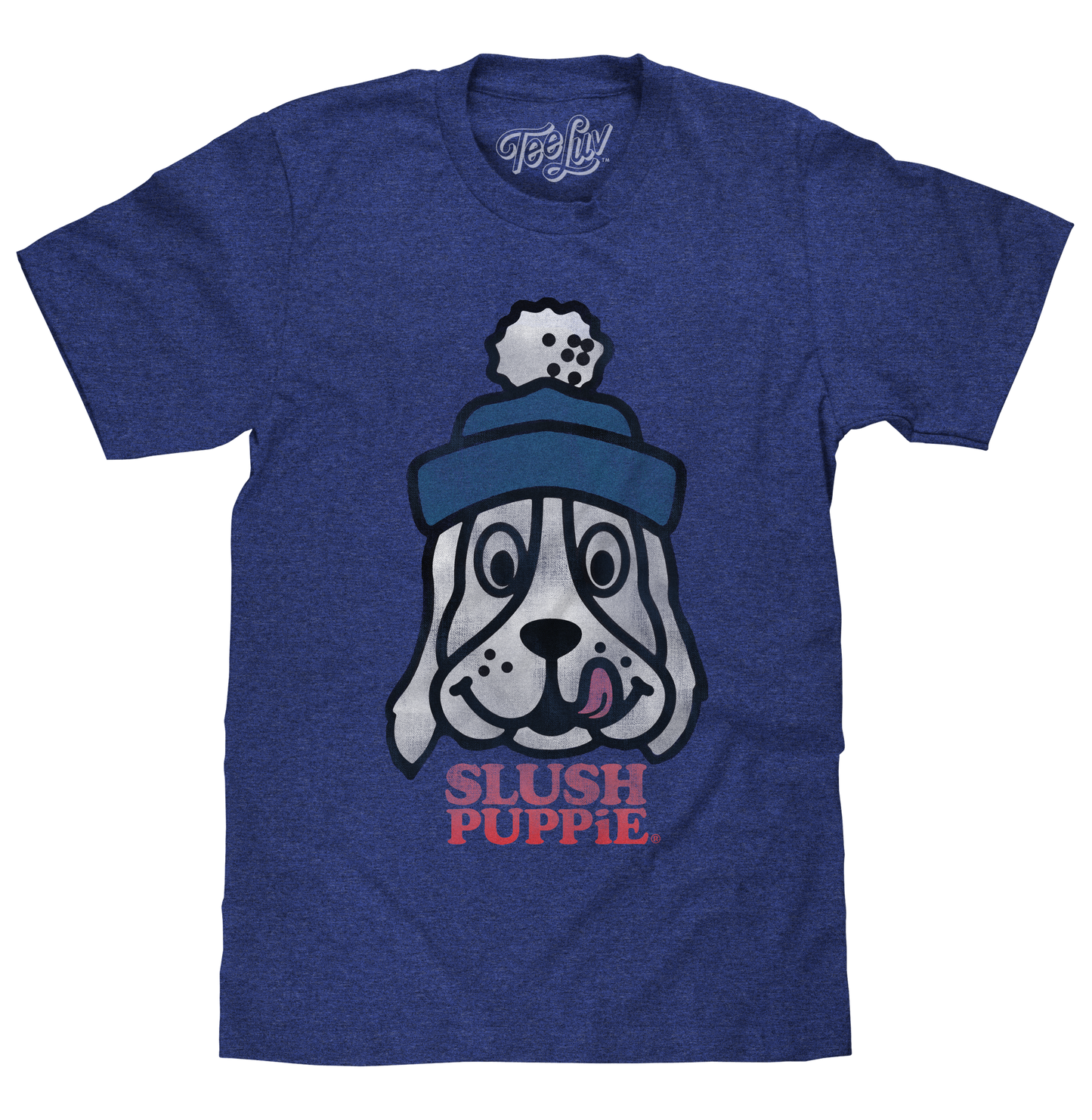 Slush Puppie Logo Mens T Shirt Blue