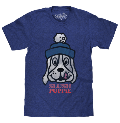 Slush Puppie Logo Mens T Shirt Blue
