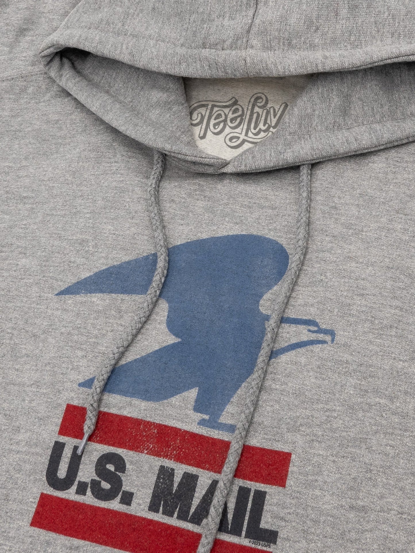 USPS U.S. Mail Eagle Hooded Sweatshirt Hoodie Gray
