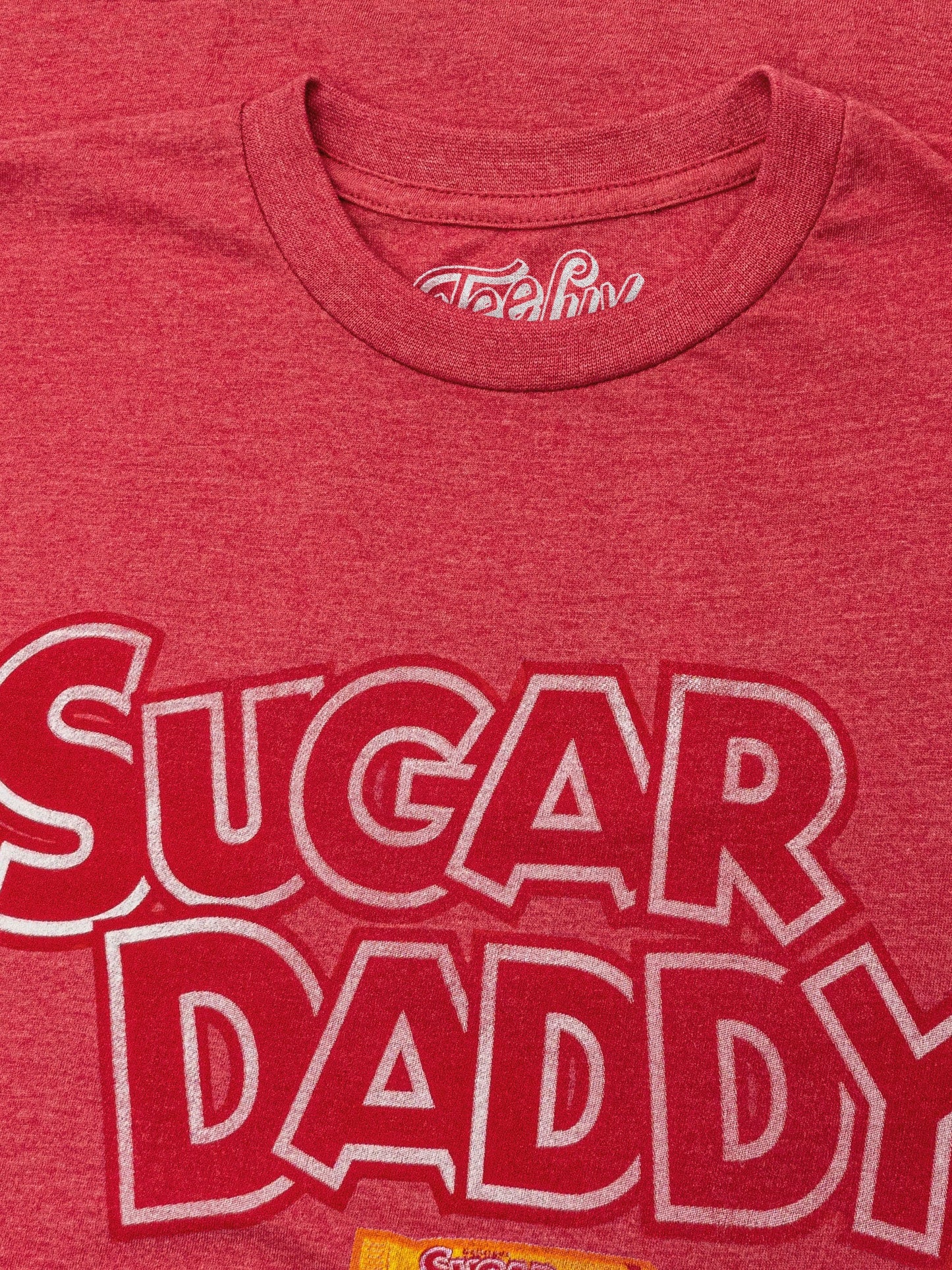 Sugar Daddy Logo Mens T Shirt Red