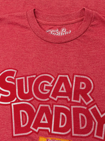 Sugar Daddy Logo Mens T Shirt Red