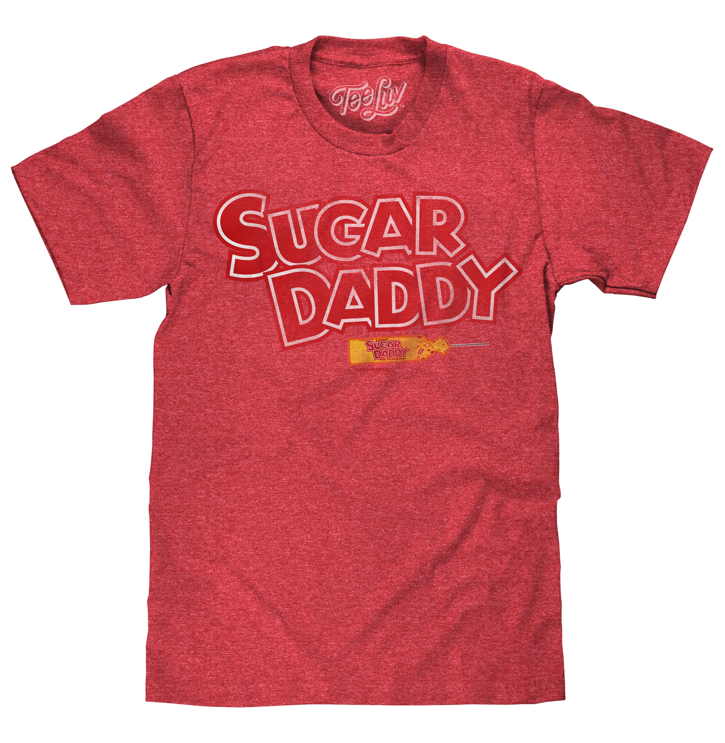 Sugar Daddy Logo Mens T Shirt Red