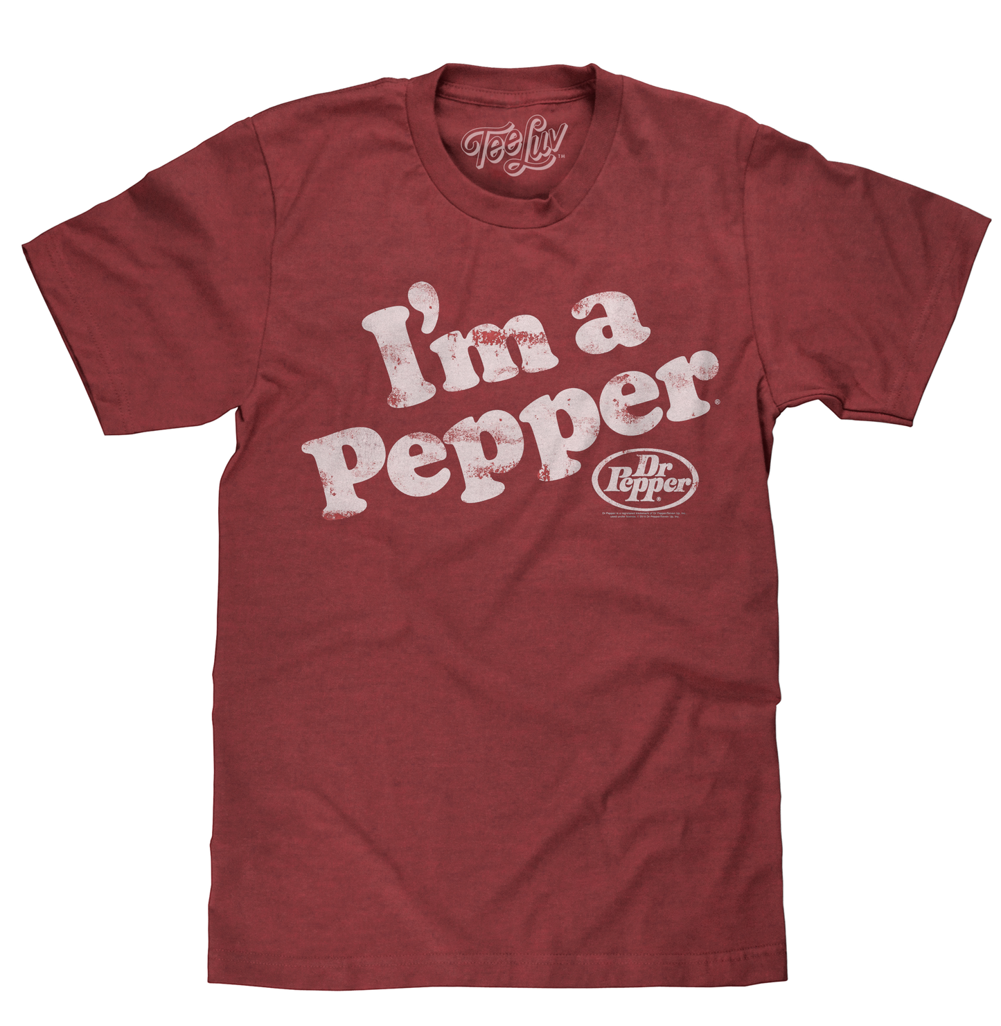 Dr Pepper I'm a Pepper Mens T Shirt Red
