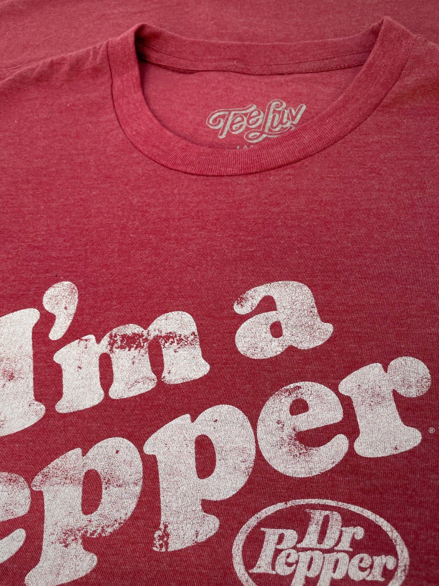 Dr Pepper I'm a Pepper Mens T Shirt Red
