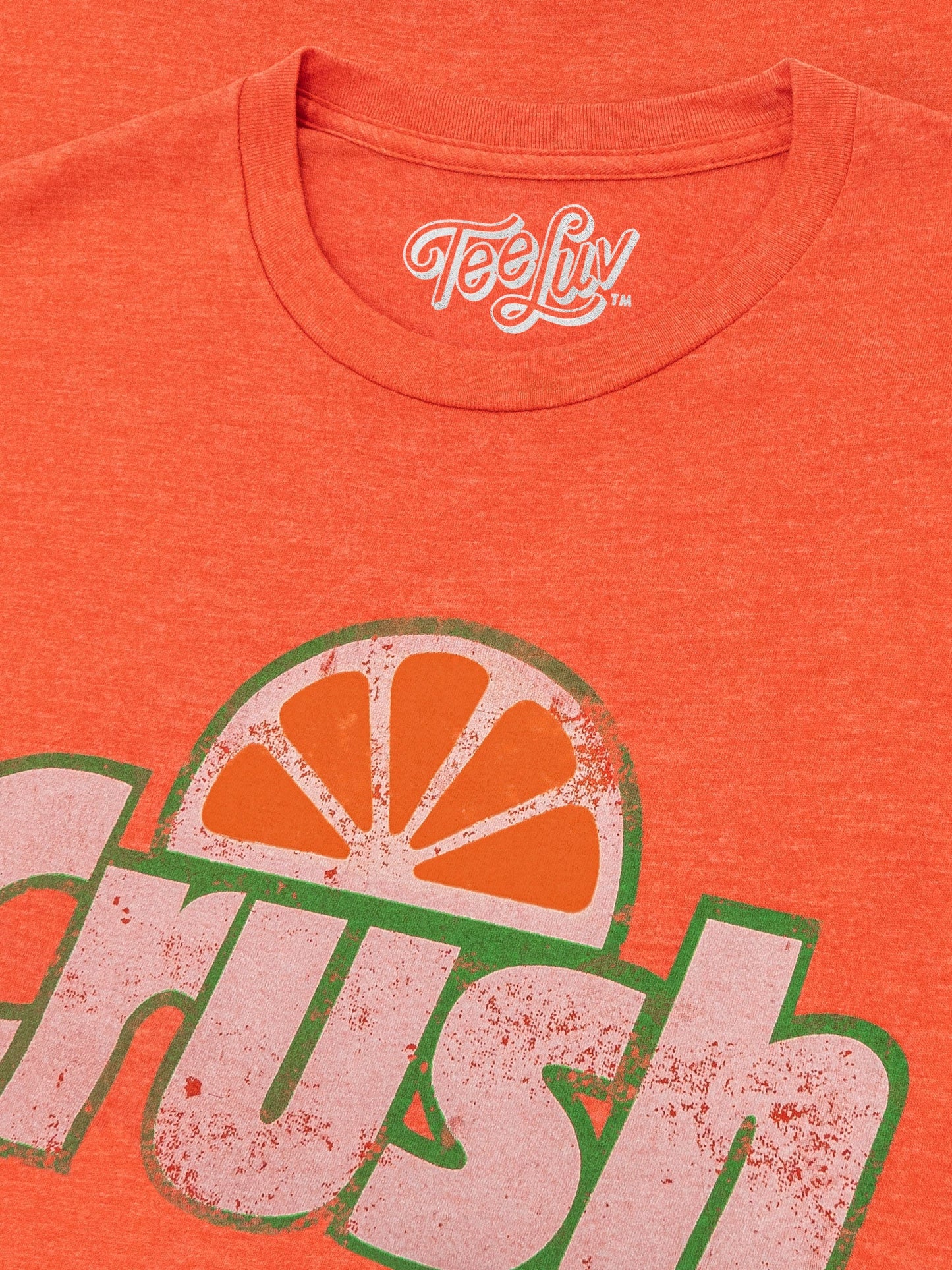 Vintage Orange Crush Logo Mens T Shirt Orange