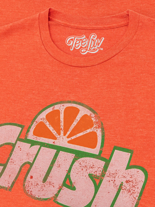 Vintage Orange Crush Logo Mens T Shirt Orange