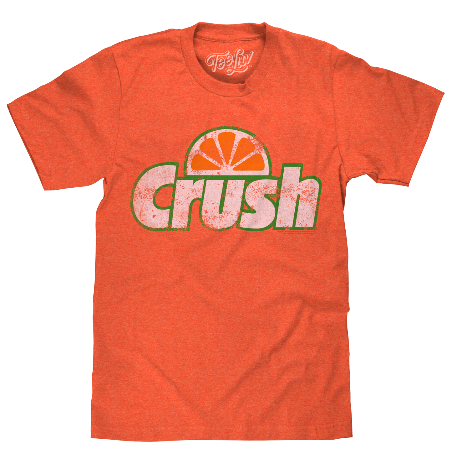 Vintage Orange Crush Logo Mens T Shirt Orange