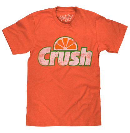 Vintage Orange Crush Logo Mens T Shirt Orange