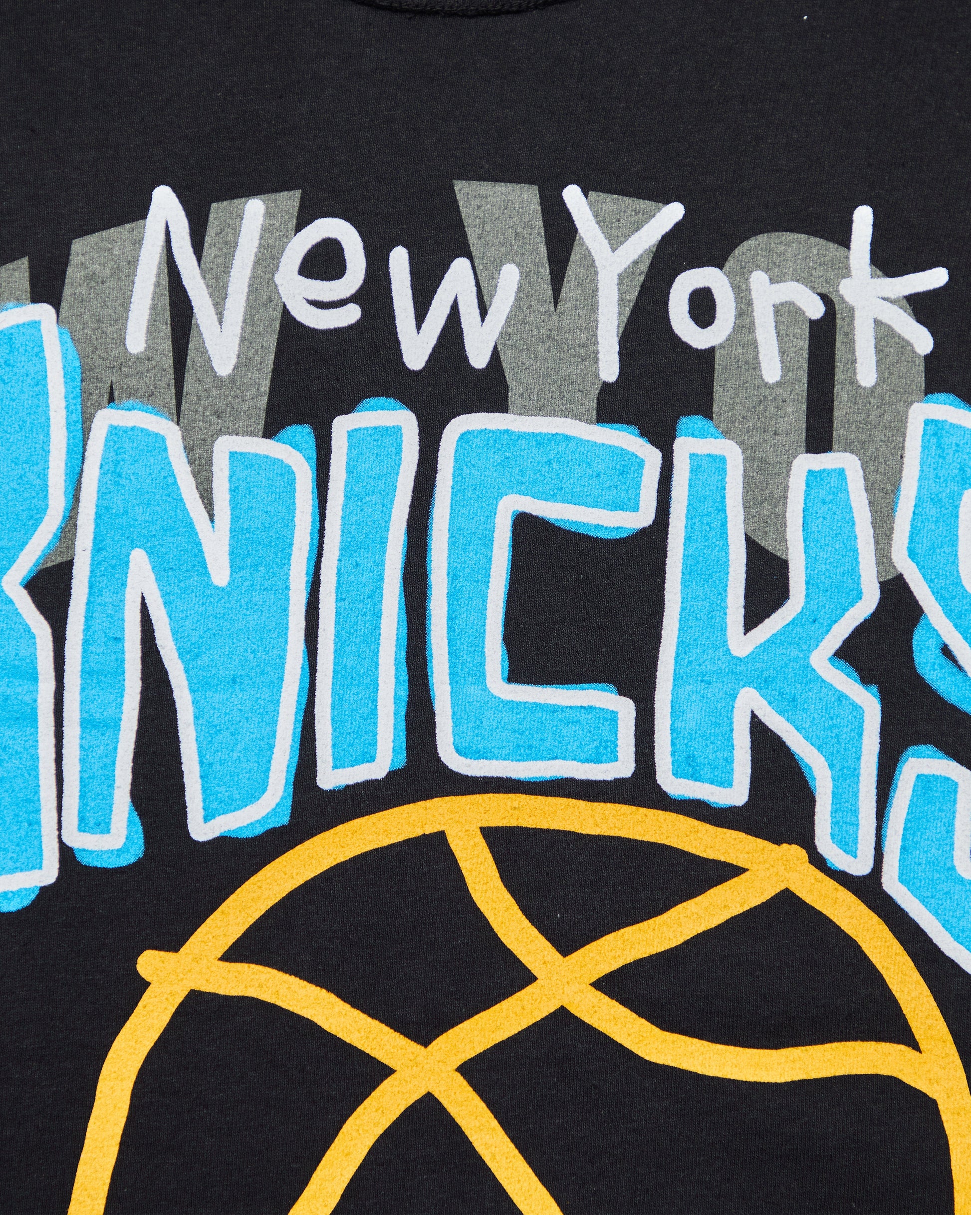 New York Knicks NBA Tee Mens T Shirt Black