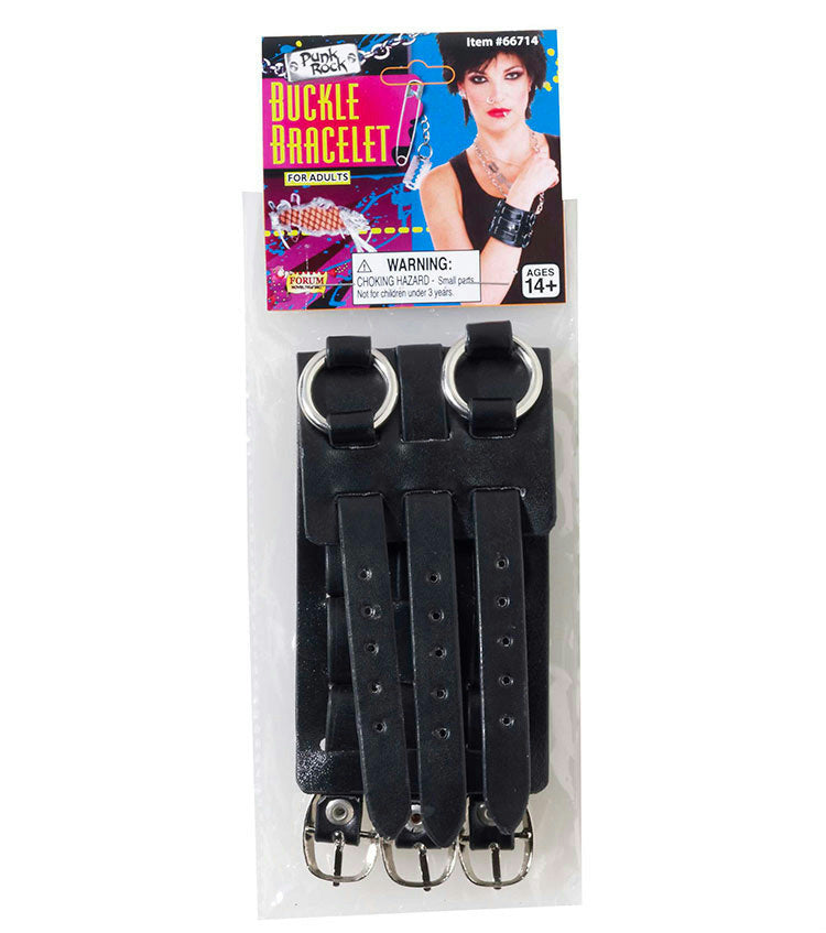 Punk Buckled Wrist Cuff