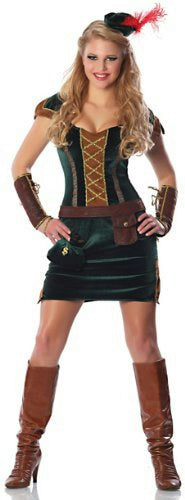 Delicious Lady Sherwood Maid Marian Sexy Robin Hood Adult Costume XS/SM