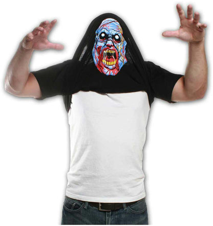 I've Got a Surprise Just For U Flip Up T-Shirt Zombie Funny Scary Costume XX-LG