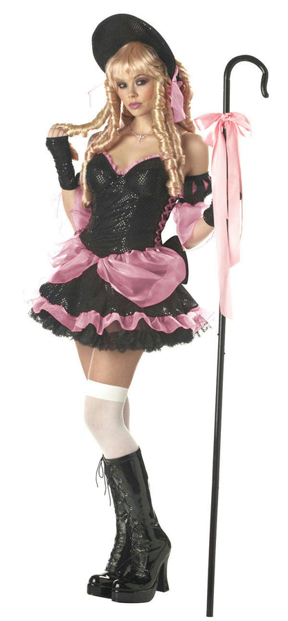 Rebel Toons Rock 'N Fairytales Sexy Little Bo Peep Adult Costume Size Small 6-8