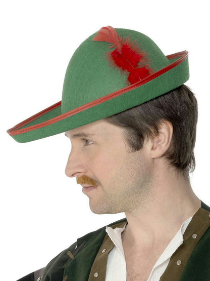 Green Robin Hood Peter Pan Elf Adult Hat