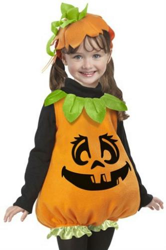 Pumpkin Girl Infant Costume Size 12-18 months