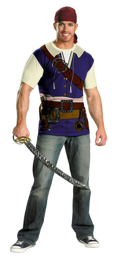 Disguise Men's Captain Jack Sparrow Pirate Alternative Costume Kit XL/XXL 50-52