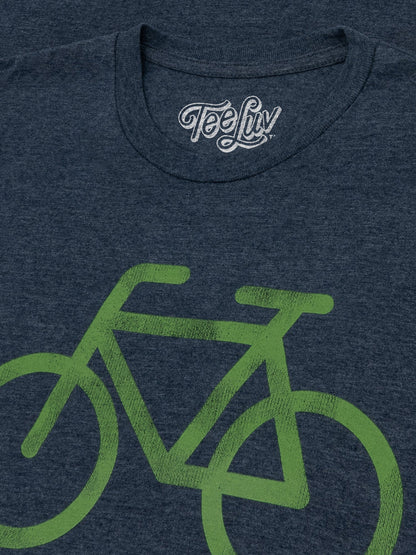 38 Miles Per Burrito Bike Mens T Shirt Blue