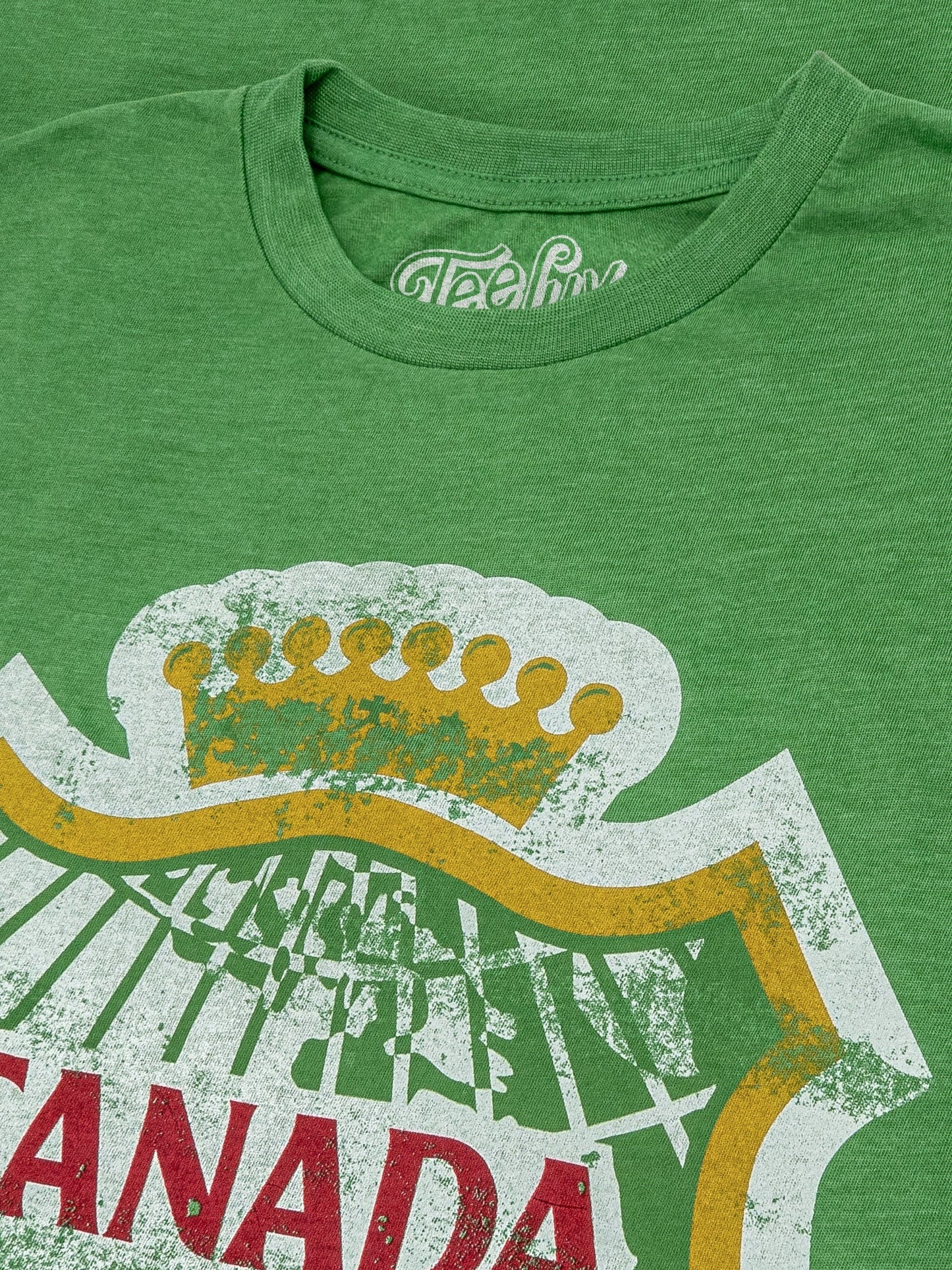 Canada Dry Distressed Logo Mens T Shirt Green
