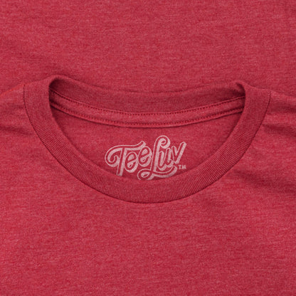Pontiac Distressed Headdress Logo Mens T Shirt Red